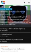 How projectmanagement.com looks like on a mobile device such as an iPhone.