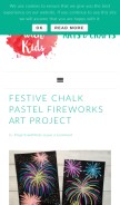 How projectswithkids.com looks like on a mobile device such as an iPhone.