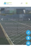 How projet-photovoltaique.fr looks like on a mobile device such as an iPhone.