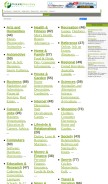 How prolinkdirectory.com looks like on a mobile device such as an iPhone.
