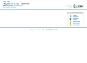How promohit.site looks like on a tablet such as an iPad.