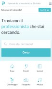 How prontopro.it looks like on a mobile device such as an iPhone.
