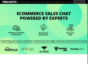 How proonto.com looks like on a tablet such as an iPad.