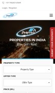 How propaura.com looks like on a mobile device such as an iPhone.