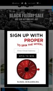 How properlbc.com looks like on a mobile device such as an iPhone.