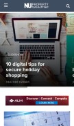 How propertycasualty360.com looks like on a mobile device such as an iPhone.
