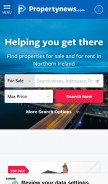 How propertynews.com looks like on a mobile device such as an iPhone.