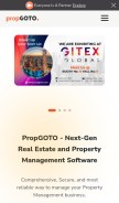 How propgoto.com looks like on a mobile device such as an iPhone.