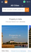 How proptiger.com looks like on a mobile device such as an iPhone.