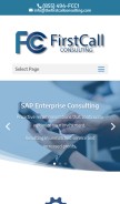 How prosbizsolutions.com looks like on a mobile device such as an iPhone.