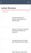 How proscost.com looks like on a mobile device such as an iPhone.