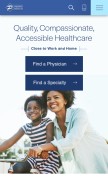 How prospectmedical.com looks like on a mobile device such as an iPhone.