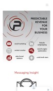 How prospectrmarketing.com looks like on a mobile device such as an iPhone.