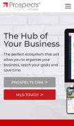 How prospects.com looks like on a mobile device such as an iPhone.
