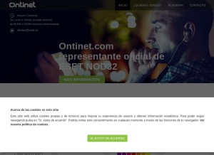 How protegerse.com looks like on a tablet such as an iPad.