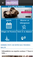 How provenceguide.com looks like on a mobile device such as an iPhone.
