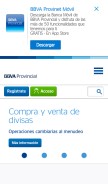How provincial.com looks like on a mobile device such as an iPhone.