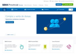 How provincial.com looks like on a tablet such as an iPad.