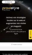 How proxistore.com looks like on a mobile device such as an iPhone.