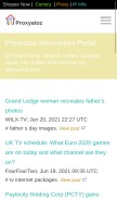How proxyatoz.com looks like on a mobile device such as an iPhone.
