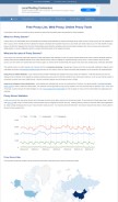 How proxynova.com looks like on a mobile device such as an iPhone.
