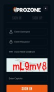 How prozoned.cc looks like on a mobile device such as an iPhone.