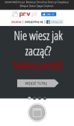 How prv.pl looks like on a mobile device such as an iPhone.
