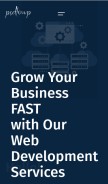 How psdtowpsite.com looks like on a mobile device such as an iPhone.