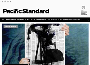 How psmag.com looks like on a tablet such as an iPad.