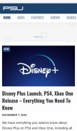 How psu.com looks like on a mobile device such as an iPhone.