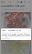 How pt.petitchef.com looks like on a mobile device such as an iPhone.