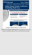 How ptcfast.com looks like on a mobile device such as an iPhone.