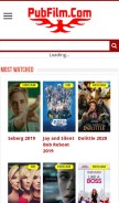 How pubfilm.ru looks like on a mobile device such as an iPhone.