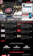 How publicationsports.com looks like on a mobile device such as an iPhone.