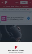 How publico.pt looks like on a mobile device such as an iPhone.