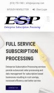 How pubservice.com looks like on a mobile device such as an iPhone.