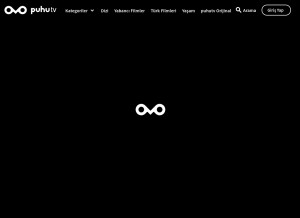 How puhutv.com looks like on a tablet such as an iPad.