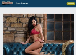 How puneescort.mystrikingly.com looks like on a tablet such as an iPad.