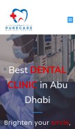 How purecaremedical.com looks like on a mobile device such as an iPhone.