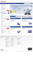 How purolator.com looks like on a mobile device such as an iPhone.