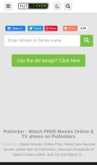 How putlocker.vip looks like on a mobile device such as an iPhone.