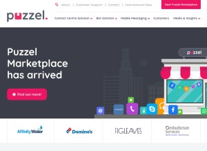 How puzzel.com looks like on a tablet such as an iPad.