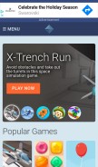 How puzzleplayground.com looks like on a mobile device such as an iPhone.