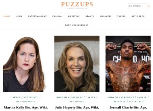 How puzzups.com looks like on a tablet such as an iPad.