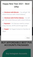How pvaaccountss.com looks like on a mobile device such as an iPhone.