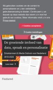 How pwc.nl looks like on a mobile device such as an iPhone.