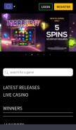 How pwr.bet looks like on a mobile device such as an iPhone.
