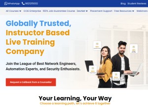 How pynetlabs.com looks like on a tablet such as an iPad.