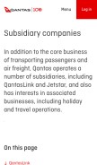 How qantasloyalty.com looks like on a mobile device such as an iPhone.