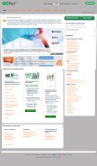 How qcnet.com looks like on a mobile device such as an iPhone.